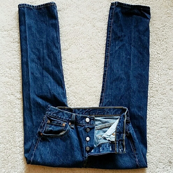 Levi's 501 Buttonfly Jeans~Vintage - Picture 3 of 5